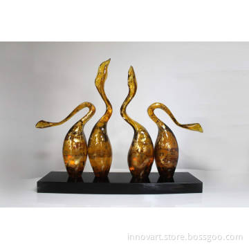 abstract clear resin sculpture,transparent sculpture